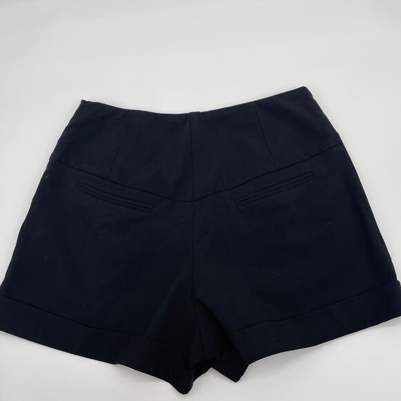 SPARKLE & FADE Womens Shorts Size 6 Black Retro Sailor Button Front Stretch - Picture 2 of 7